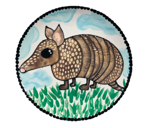 Green Valley Armadillo Plate