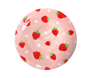 Green Valley Strawberry Plate