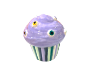 Green Valley Eyeball Cupcake