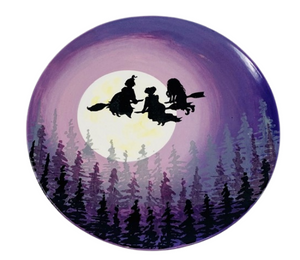 Green Valley Kooky Witches Plate
